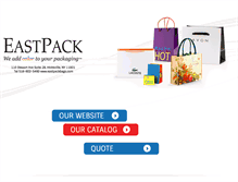 Tablet Screenshot of eastpackbags.com